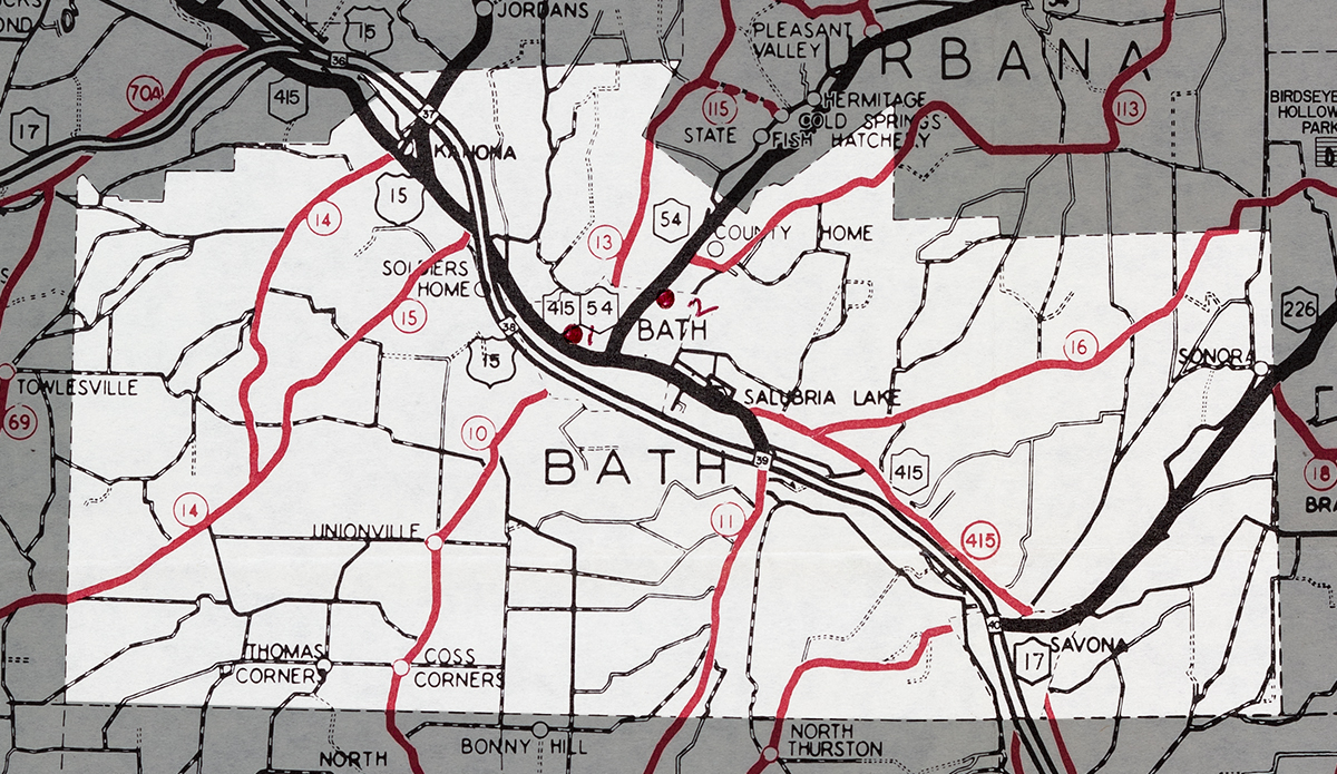 Town of Bath Map